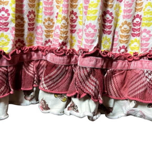 Matilda Jane Full Bloom Mixed Print Heart to Heart Top Girls Size 12 - Picture 6 of 6